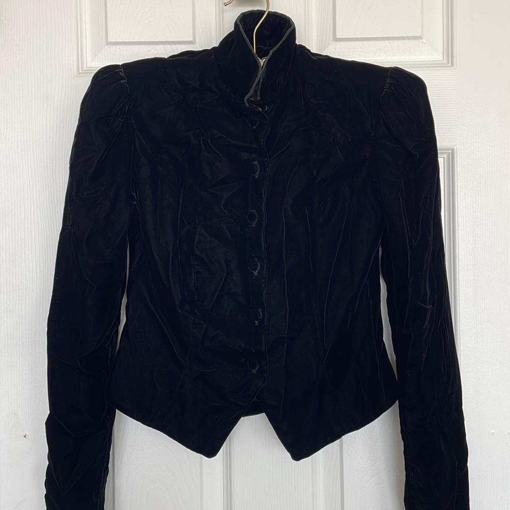 VTG Victorian style velvet blazer